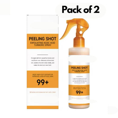 Exfoliating Kojic Acid Turmeric Spray 100 ml (Pack of 2)