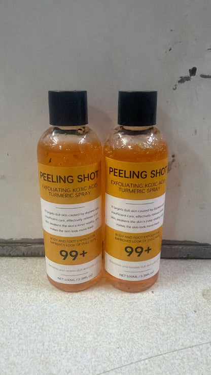 Exfoliating Kojic Acid Turmeric Spray 100 ml (Pack of 2)